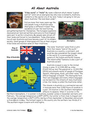 Families in Australia Lesson Plan Grades 4-6