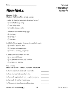 Animals & Habitats Life Science Binder Plus Program Grades 3-4+