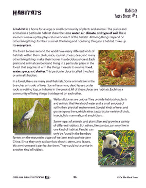 Animals & Habitats Life Science Binder Plus Program Grades 3-4+