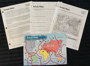 Tectonic Plates Activities & Fast Fact Mini-Poster Grades 4+