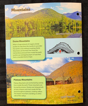 Mountains Fast Fact Reading Folder Grades 4+