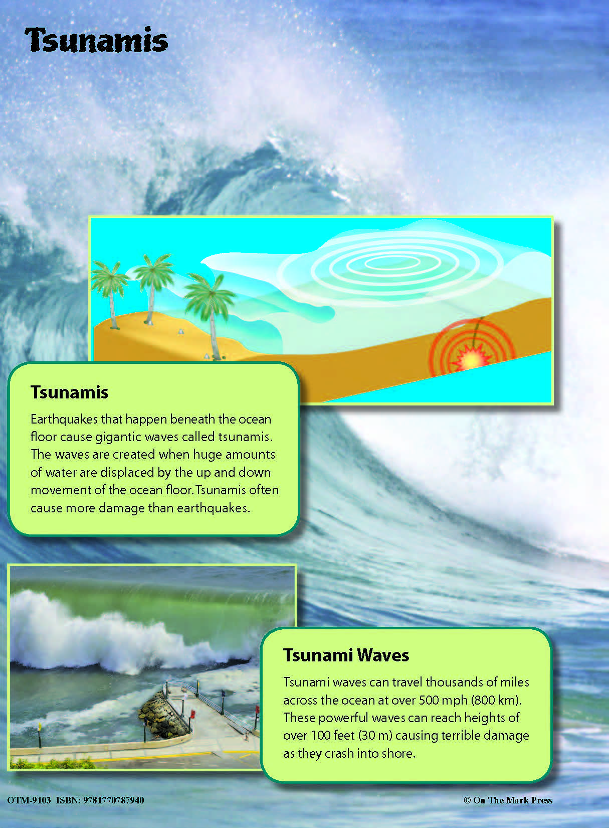 Fast Facts Folder Tsunamis & Earthquakes Fast Fact Reading Folder Grades 4+