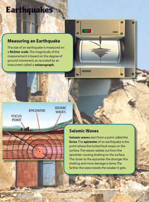 Tsunamis & Earthquakes Fast Fact Reading Folder Grades 4+
