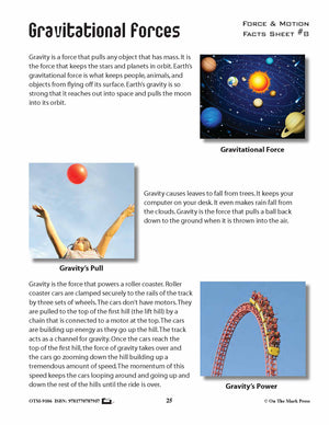 Gravity Activity Pages & Mini Poster Grades 4+