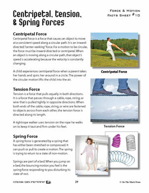 Centripetal Force Activity Pages & Mini Poster Grades 4+