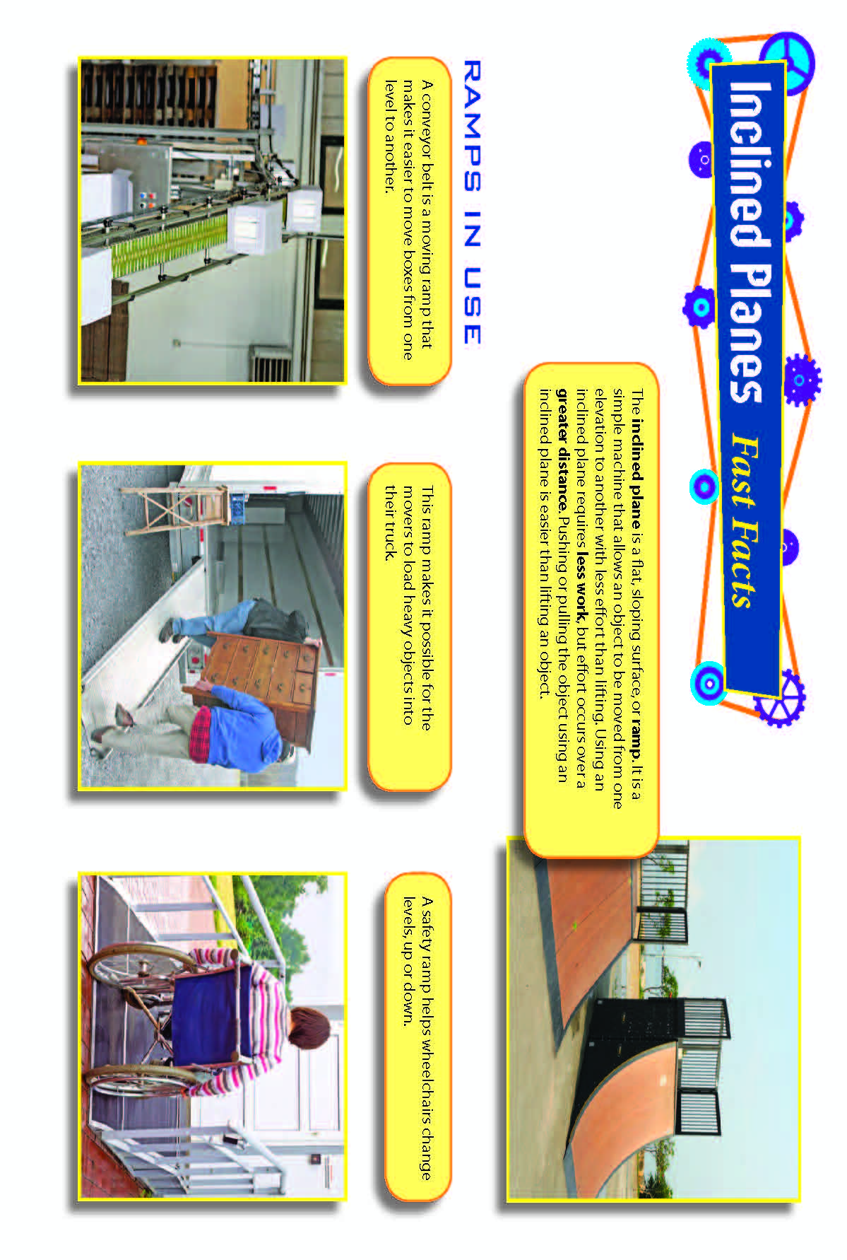 Inclined Planes Activity Pages & Mini Poster Grades 4+