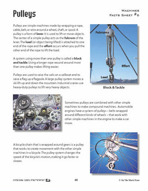 Pulleys Activity Pages & Mini Poster Grades 4+