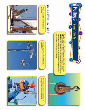 Pulleys Activity Pages & Mini Poster Grades 4+
