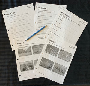 Earth Science Review Activities Grades 4+