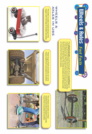 Wheels & Axels Activity Pages & Mini Poster Grades 4+