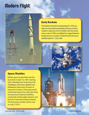 Modern Flight Activities & Fast Fact Reading Folder Grades 4+