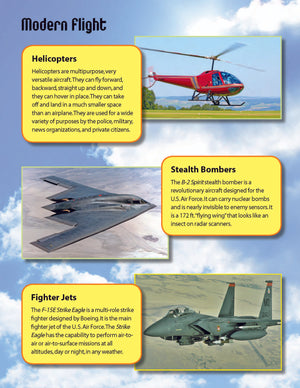 Modern Flight Activities & Fast Fact Reading Folder Grades 4+