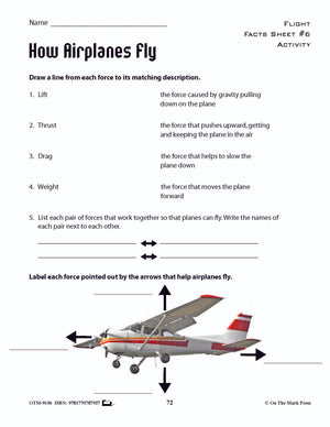 How Airplanes Fly Activities Grades 4+