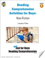 Reading Comprehension Activities For Boys: Non-Fiction Grade 6