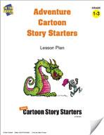 Adventure Cartoon Story Starters Grades 1-3