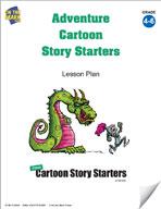 Adventure Cartoon Story Starters Grades 4-6