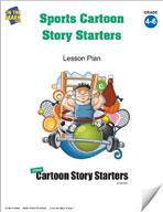 Sports Cartoon Story Starters Grades 4-6