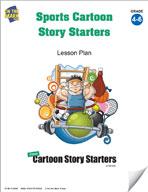 Sports Cartoon Story Starters Grades 4-6