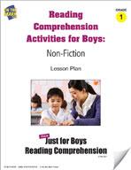 Non-Fiction Reading Comprehension Activities For Boys: Grade 1