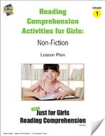 Reading Comprehension Activities For Girls: Non-Fiction Grade 1