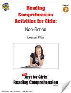 Reading Comprehension Activities For Girls: Non-Fiction Grade 6