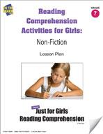 Reading Comprehension Activities For Girls: Non-Fiction Grade 7