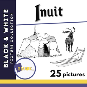 Inuit Black & White Picture Collection Grades K-8