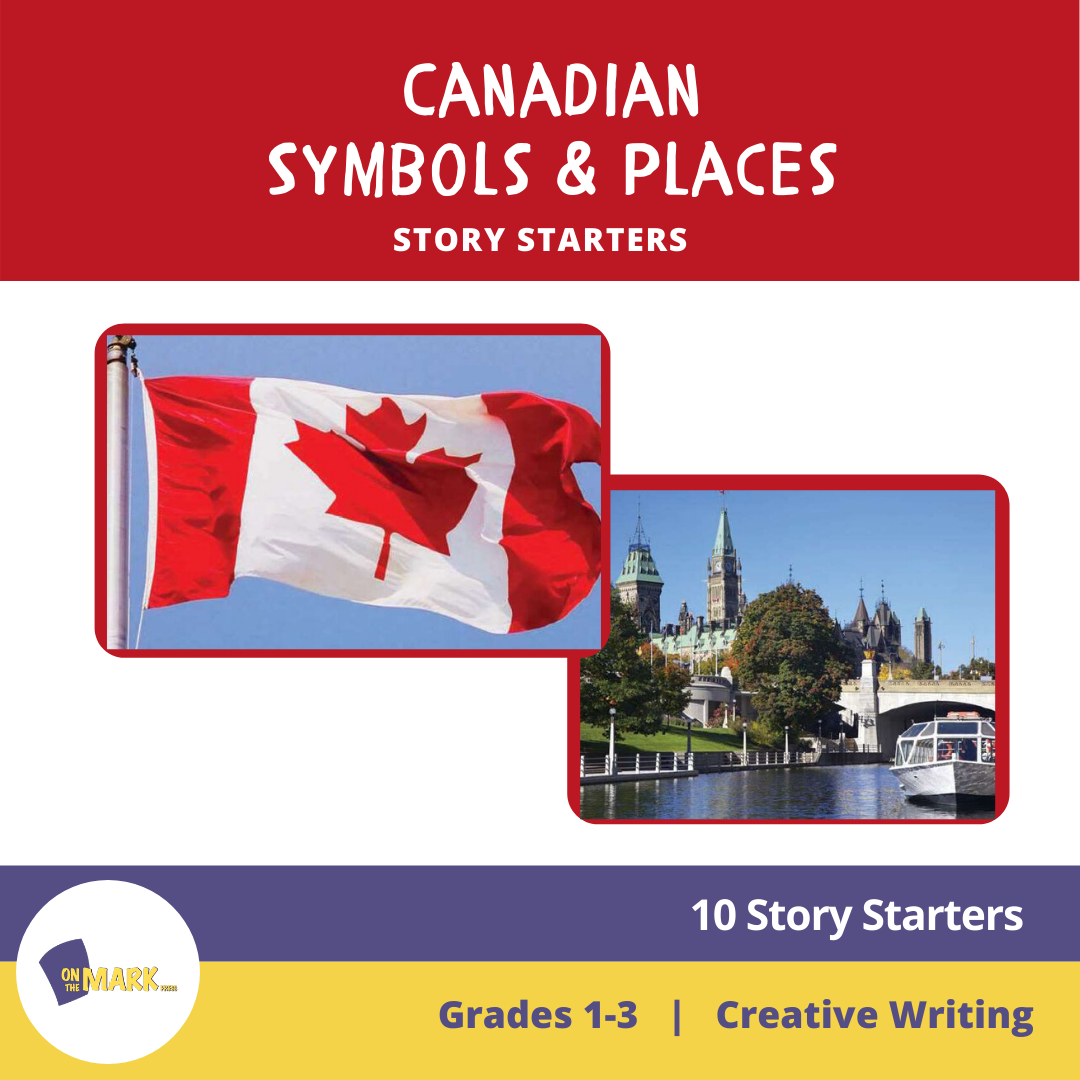 Canadian Symbols & Places Story Starters Grades 1-3