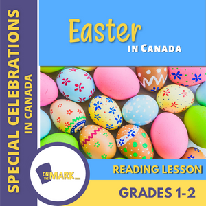 Easter in Canada Reading Lesson Grades 1-2