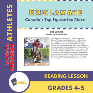 Eric Lamaze: Canada's Top Equestrian Rider Reading Lesson Grades 4-5