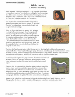 White Horse - A Manitoba Ghost Story Reading Lesson Grades 7-8