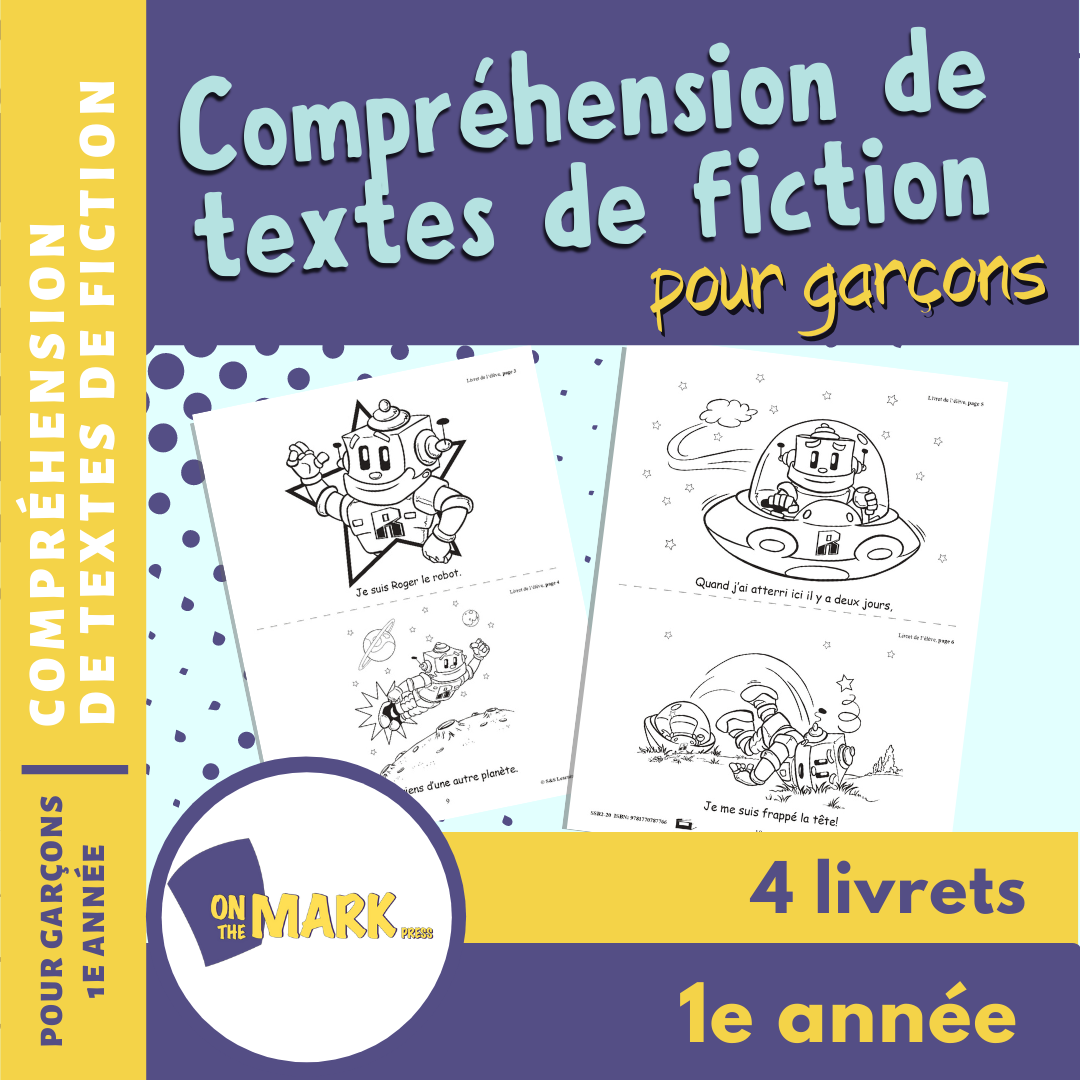 Compréhension de textes de fiction pour garçons 1e année