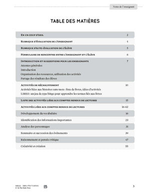 Comptes rendus de lecture: Lançons-nous! 1e à 2 année