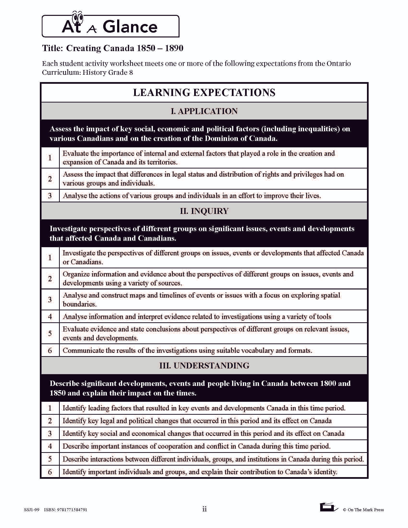 Ontario Grade 8 History & Geography 4 Book Curriculum Savings Bundle!