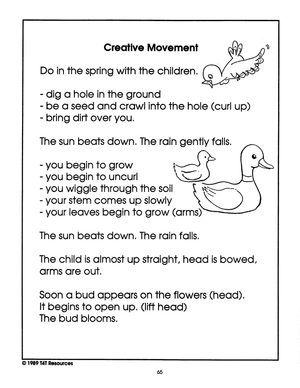 Spring - An Integrated Theme Unit Grade 1