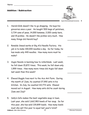 The FUNbook of Math Word Problems Gr. 4-12