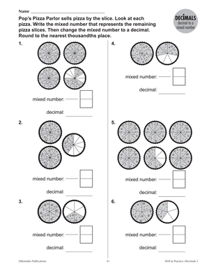 Drill & Practice: Decimals Grades 3-5