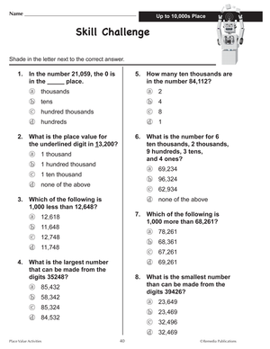 Place Value Activities Gr. 2+