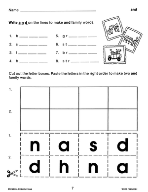 Word Families (Book 2) Gr. 1-3