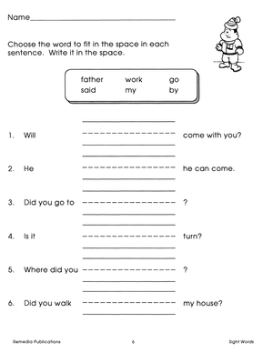 Beginning Sight Words Gr. 1-2