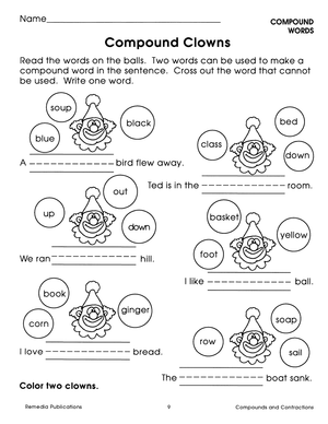 Easy Language Series: Compounds & Contractions Gr. 1-2