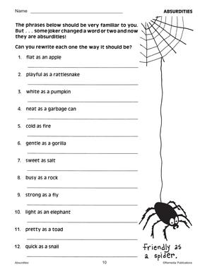 Critical Thinking Skills: Absurdities Gr. 2-6, R.L.3-4