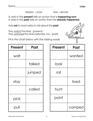 Easy Language Series: Verbs & Adjectives Gr. 1-2
