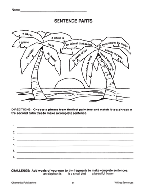 Writing Basics Series: Writing Sentences Gr. 3-6