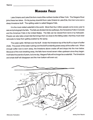 Writing Basics Series: Writing Short Reports Gr. 3-6
