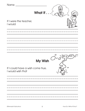 First Steps in Writing: How Do I Write A Story? Gr. 1-2