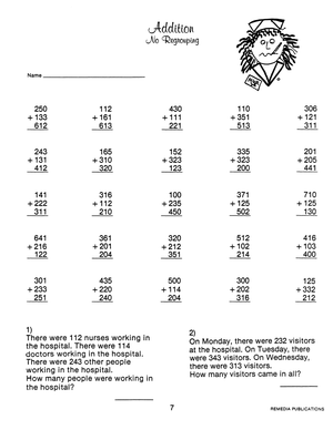 Math Practice: Addition & Subtraction Gr. 3-6