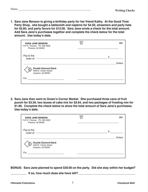 Checkbook Math Gr. 6-12