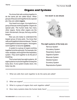 The Human Body: Skeletal & Muscular Systems Gr. 4+, R.L. 3-4