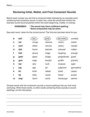 Quick Word Attack for Older Students Gr. 5+
